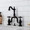 Kingston Brass Bridge Bathroom Faucet with Brass Pop-Up, Oil Rubbed Bronze KS7975AX - alternate 5